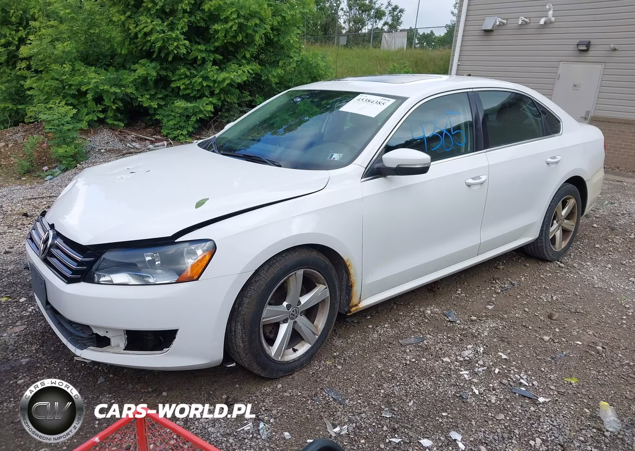2013 Volkswagen Passat 2.5L Se VIN:1VWBP7A36DC048304 - 2