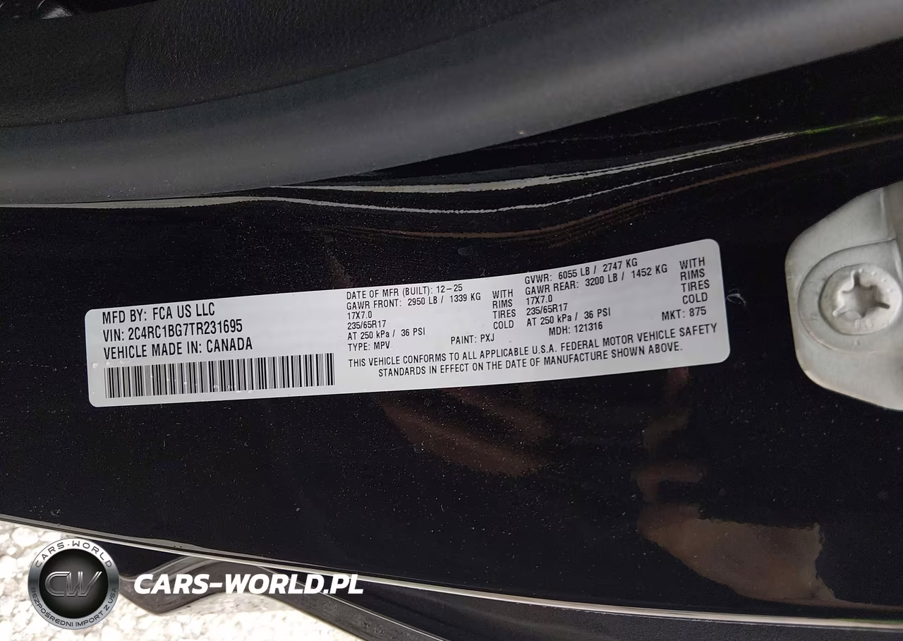2026 Chrysler Pacifica Select VIN:2C4RC1BG7TR231695 - 9