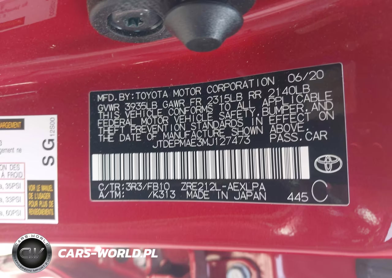 2021 Toyota Corolla Le VIN:JTDEPMAE3MJ127473 - 9