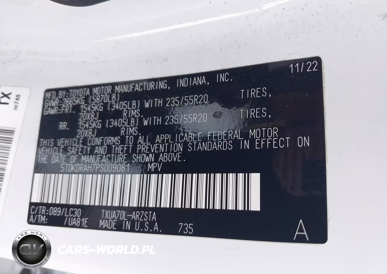 2023 Toyota Highlander Xse VIN:5TDKDRAH7PS009081 - 9