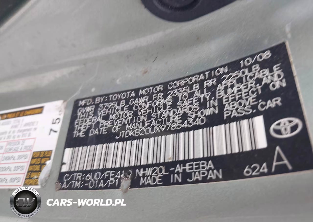 2009 Toyota Prius VIN:JTDKB20UX97854340 - 9