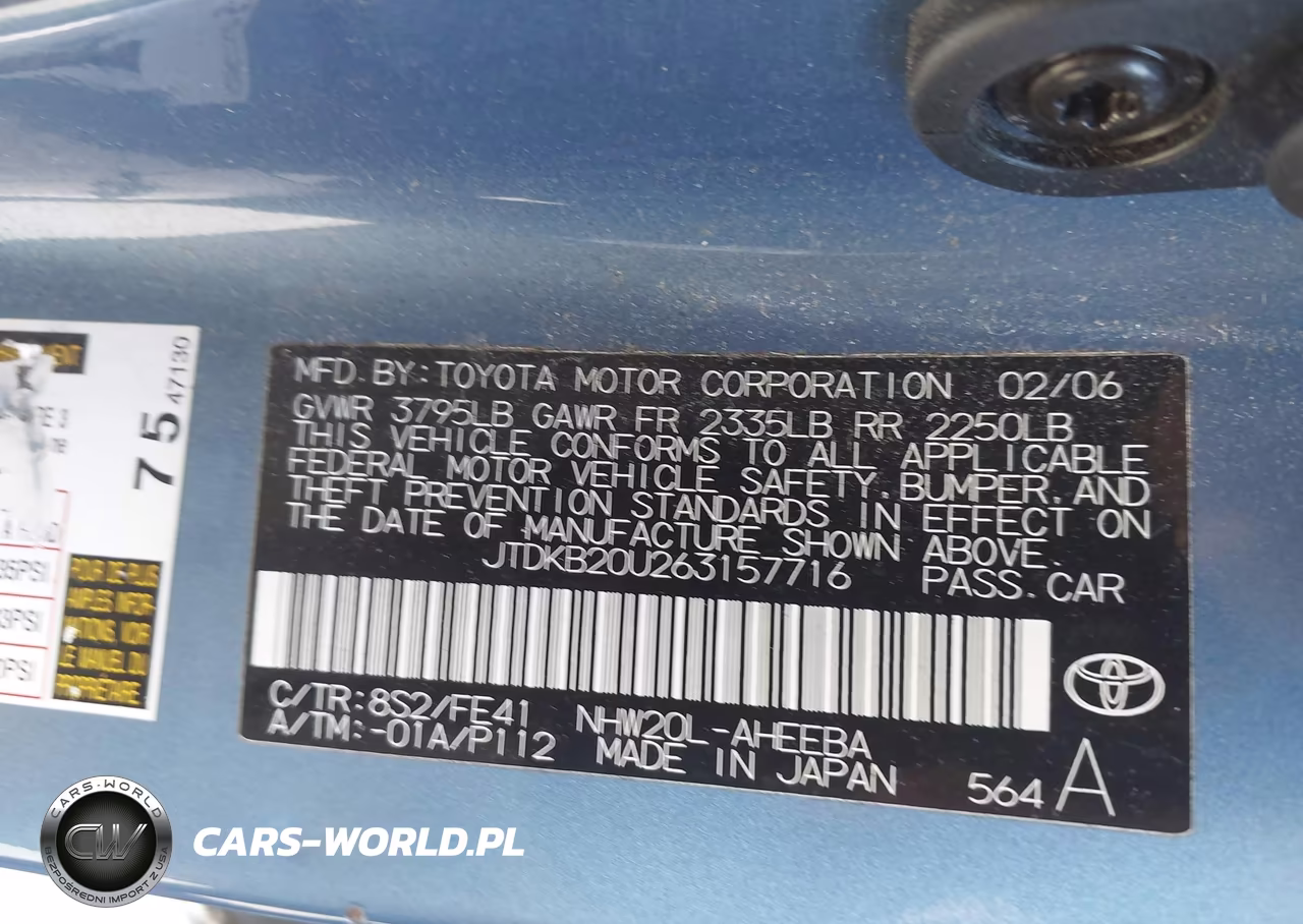 2006 Toyota Prius VIN:JTDKB20U263157716 - 9