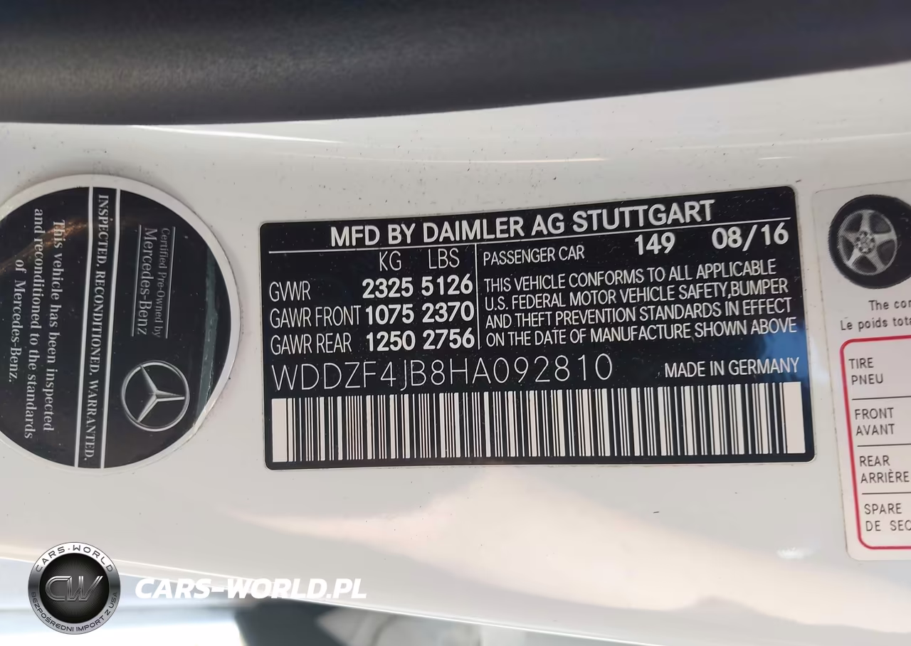 2017 Mercedes-Benz E 300 VIN:WDDZF4JB8HA092810 - 9