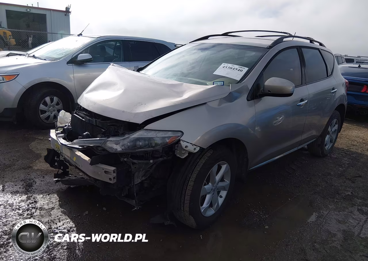 2010 Nissan Murano Sl VIN:JN8AZ1MU0AW003500 - 2