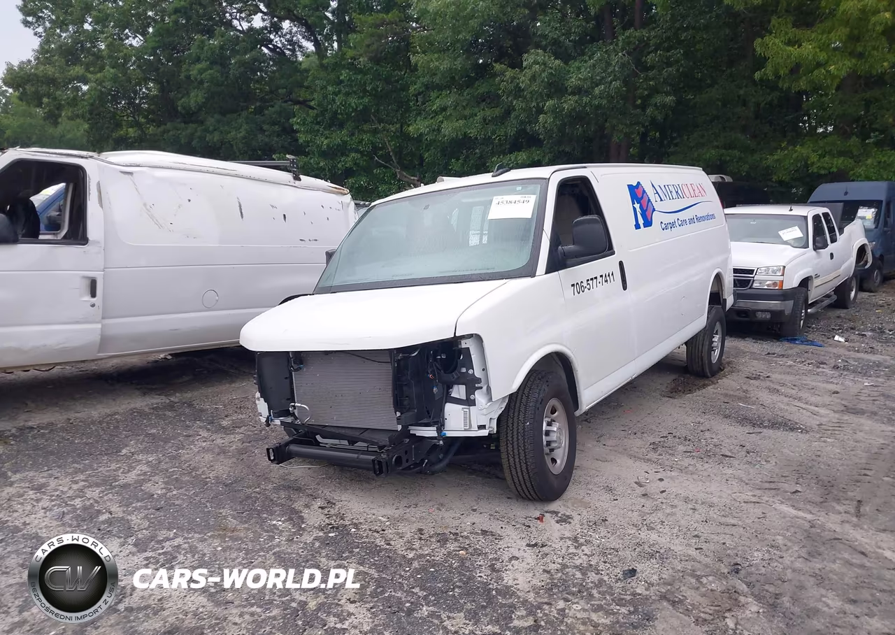 2025 Chevrolet Express Cargo Rwd 2500 Extended Wheelbase Wt VIN:1GCWGBF73S1160960 - 2