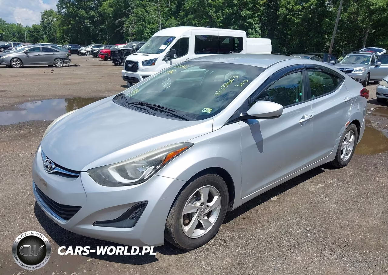 2014 Hyundai Elantra Se VIN:5NPDH4AE3EH472585 - 2
