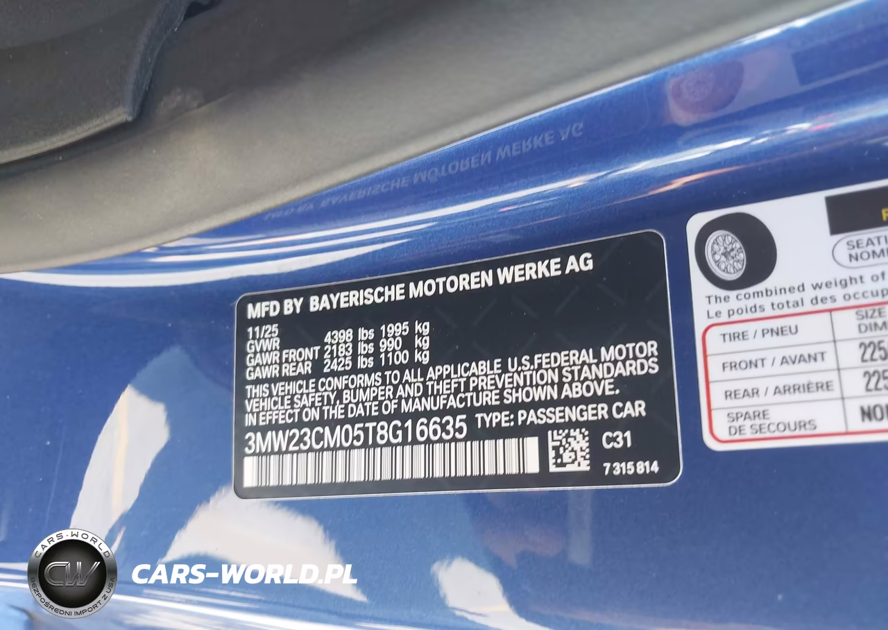 2026 BMW 230I VIN:3MW23CM05T8G16635 - 9