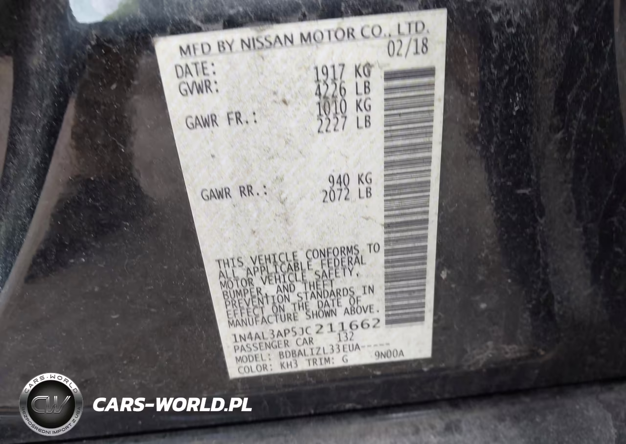 2018 Nissan Altima 2.5 Sv VIN:1N4AL3AP5JC211662 - 9