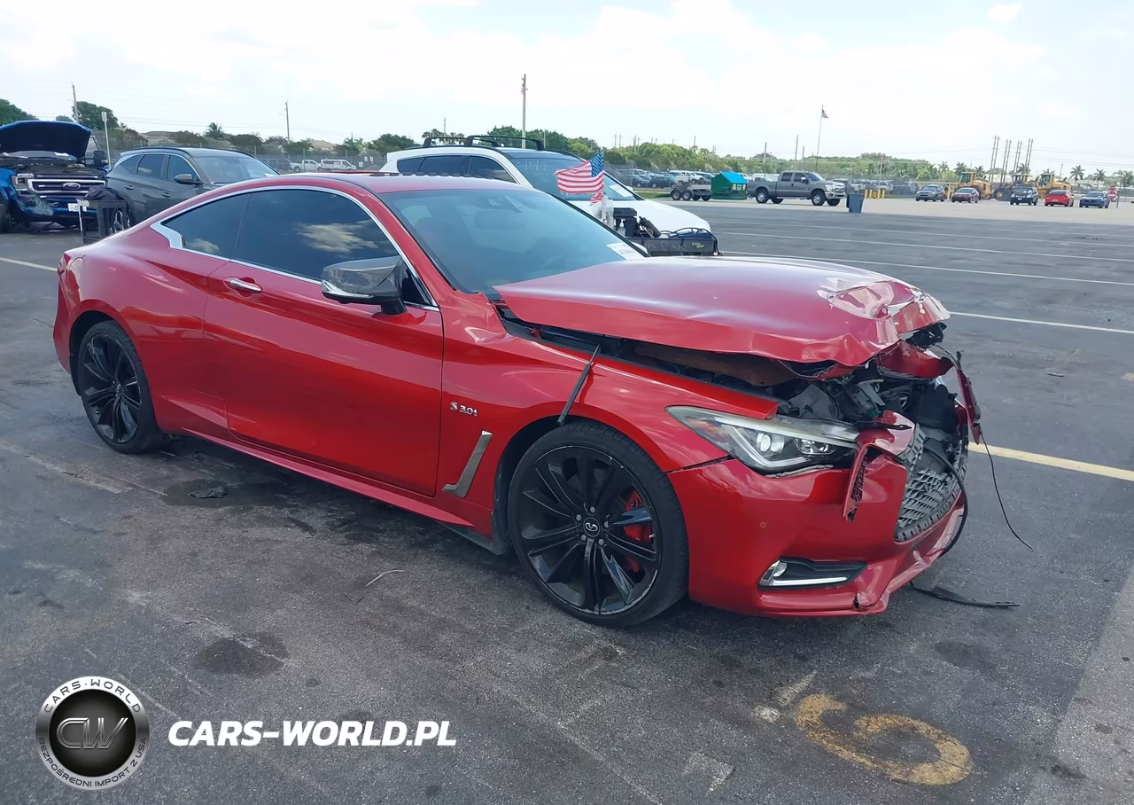 2018 Infiniti Q60 3.0T Red Sport 400