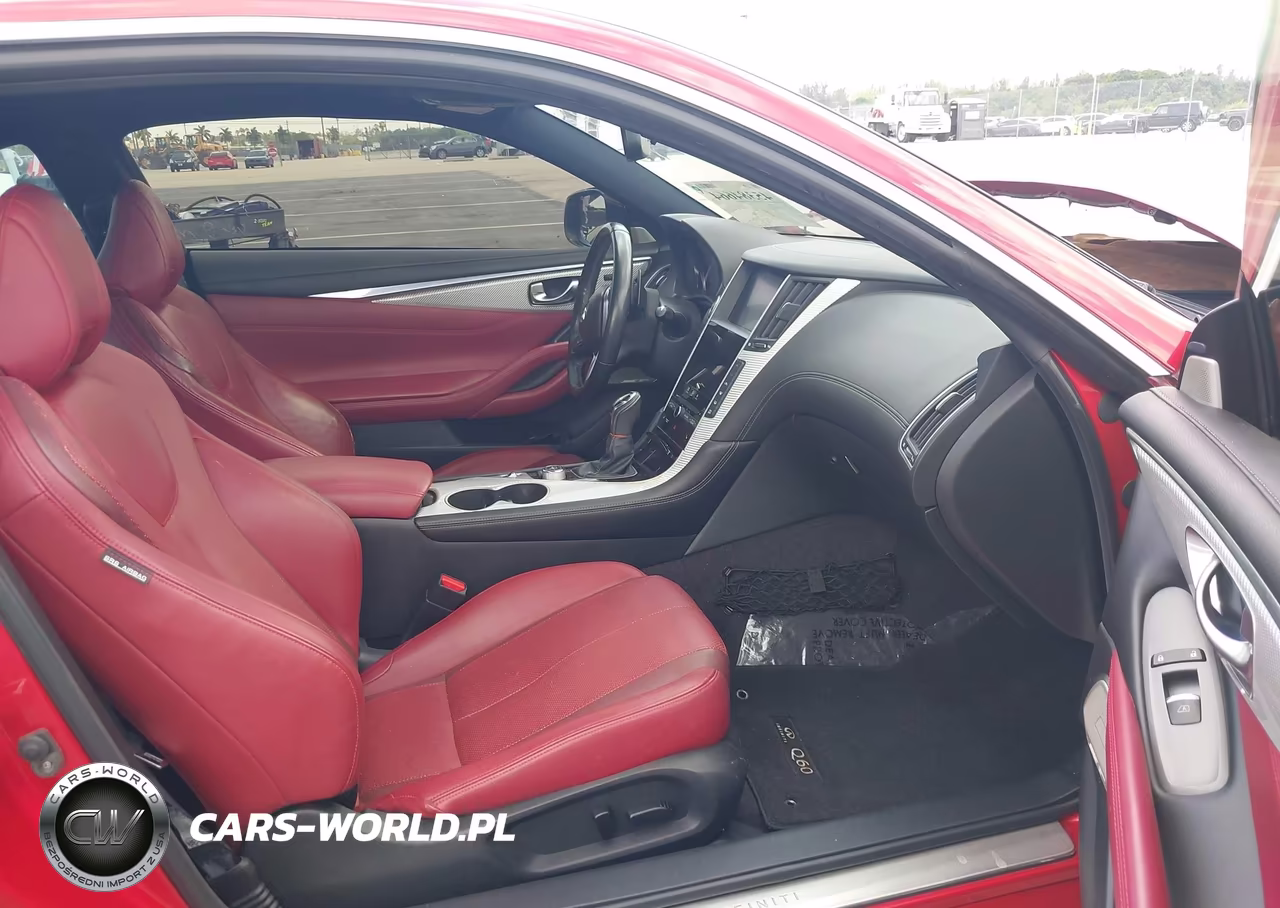 2018 Infiniti Q60 3.0T Red Sport 400 VIN:JN1FV7EL2JM631093 - 5