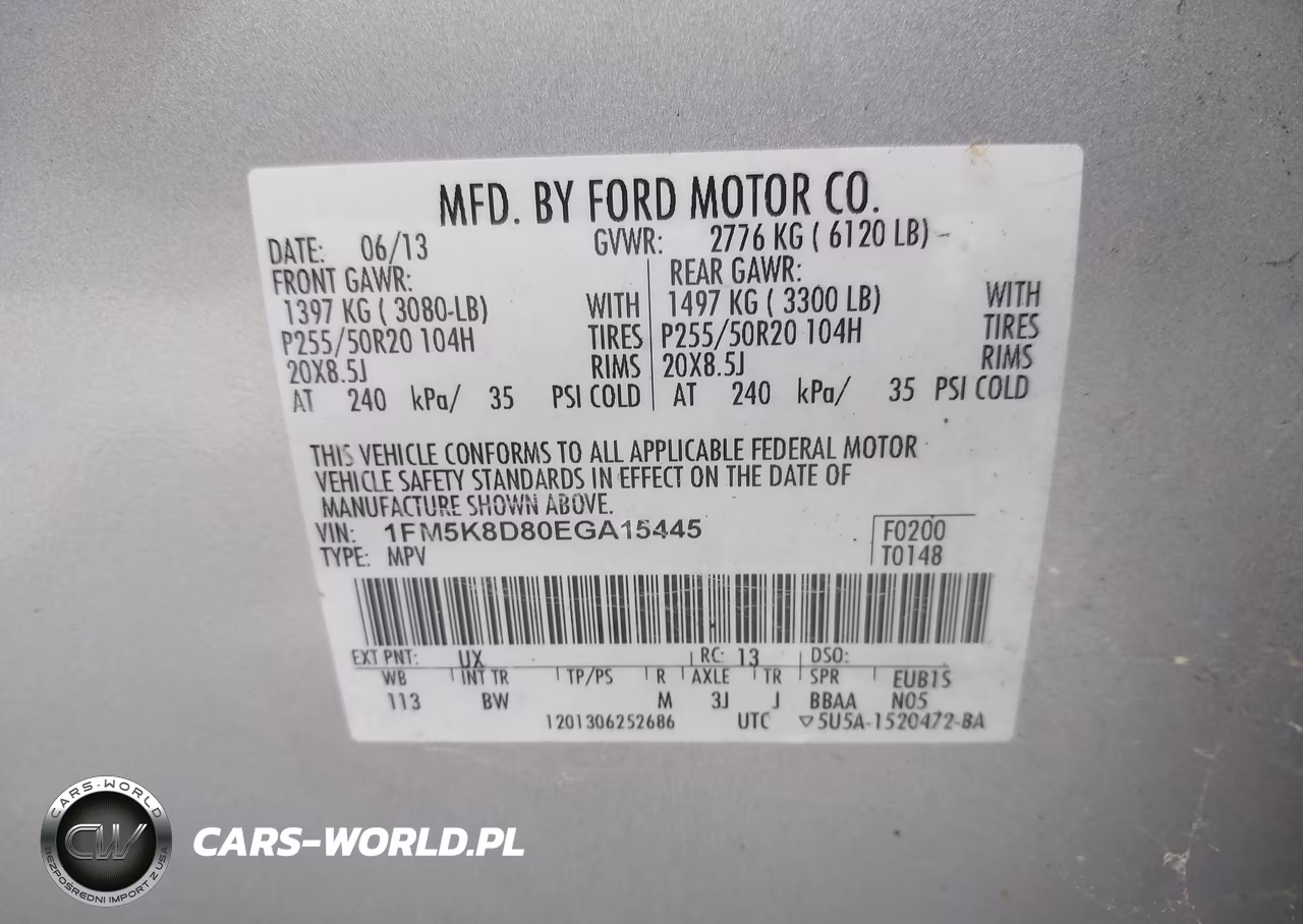 2014 Ford Explorer Xlt VIN:1FM5K8D80EGA15445 - 9