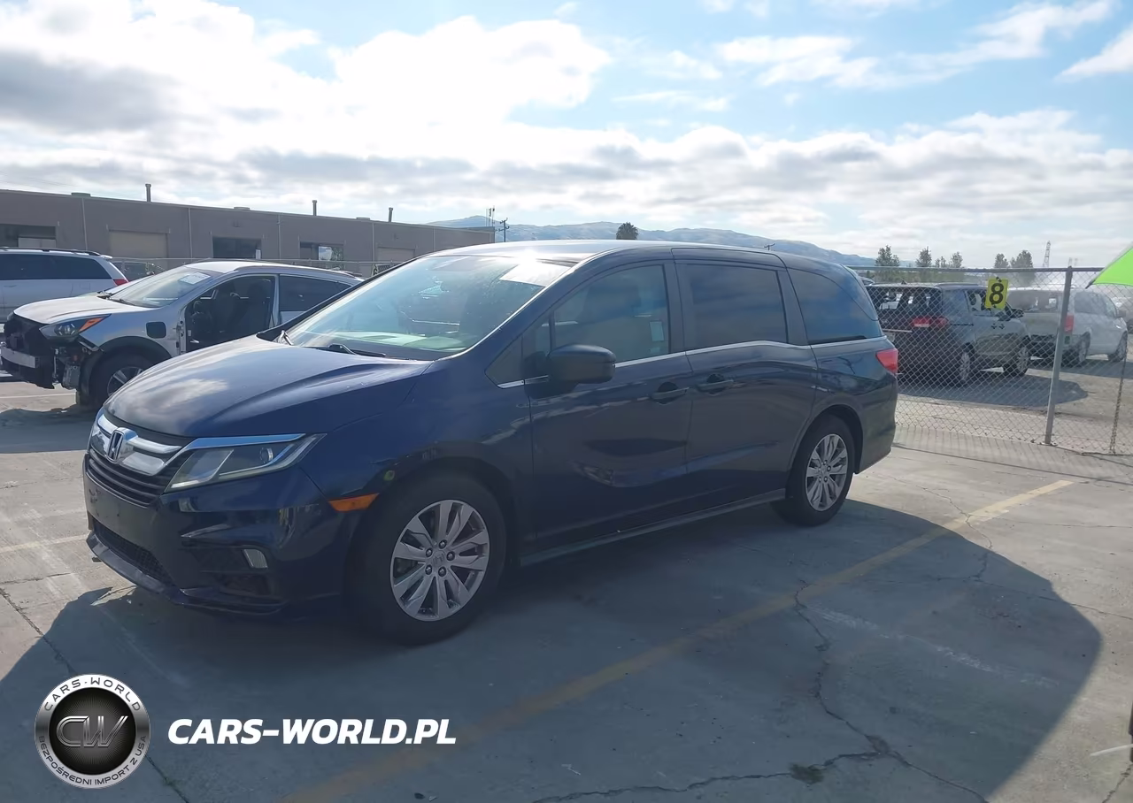 2019 Honda Odyssey Lx VIN:5FNRL6H20KB075552 - 2