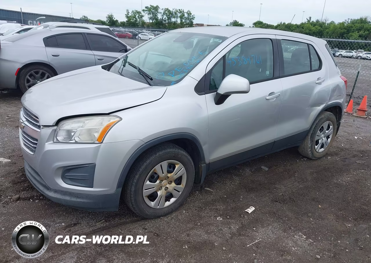 2016 Chevrolet Trax Ls VIN:KL7CJKSB9GB573527 - 2
