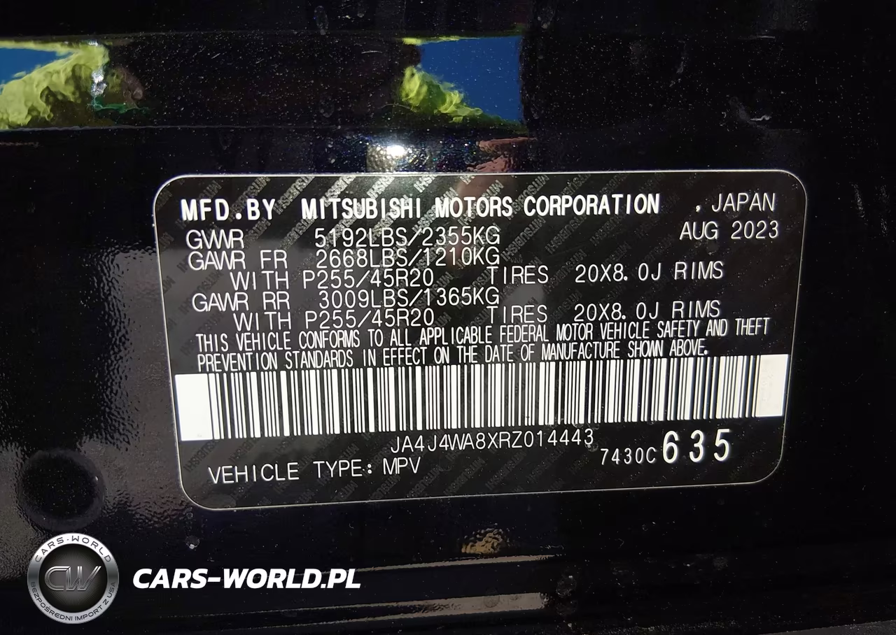 2024 Mitsubishi Outlander Sel 2.5 S-Awc VIN:JA4J4WA8XRZ014443 - 9