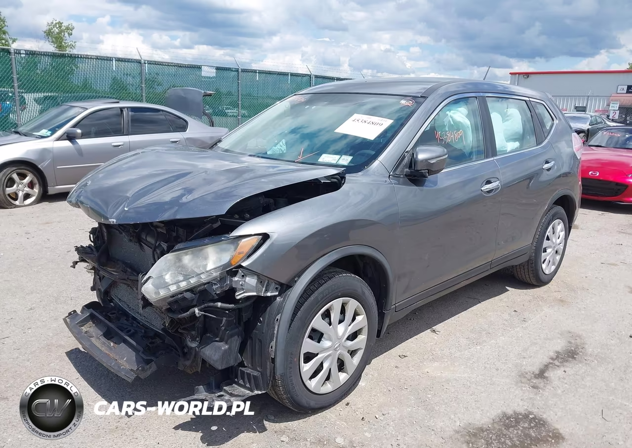 2015 Nissan Rogue S VIN:KNMAT2MV0FP547394 - 2