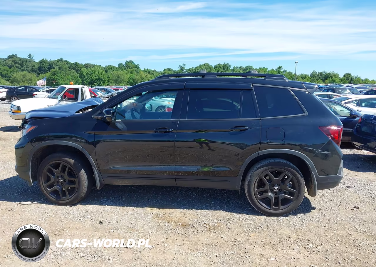 2025 Honda Passport Awd Black VIN:5FNYF8H86SB008005 - 14