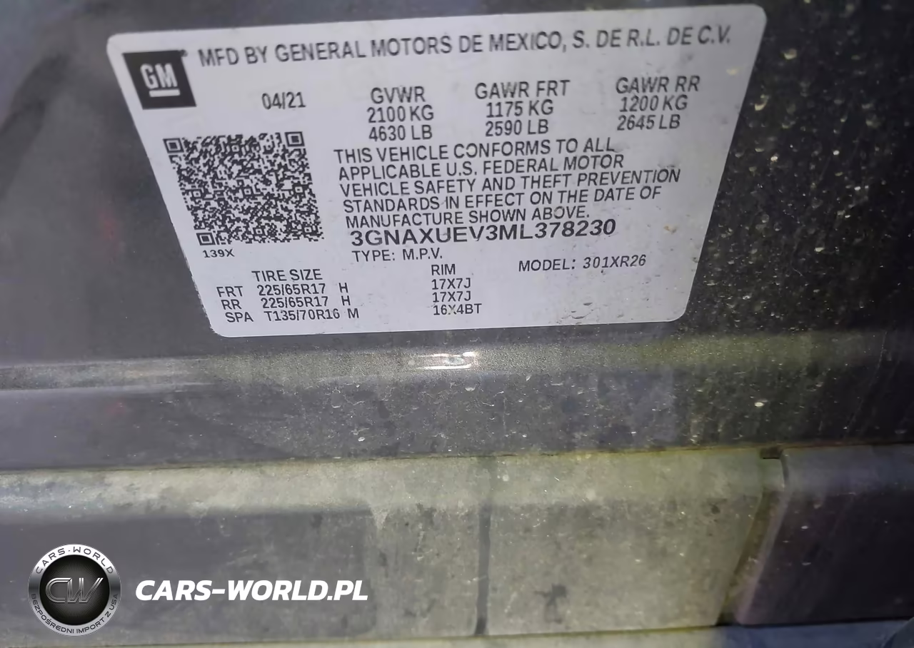 2021 Chevrolet Equinox Awd Lt VIN:3GNAXUEV3ML378230 - 9