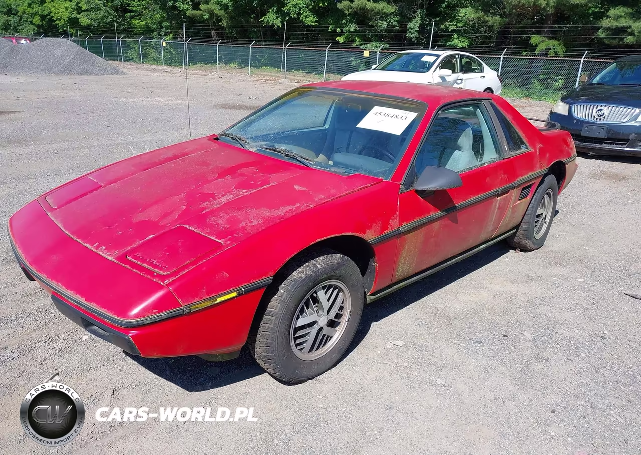 1984 Pontiac Fiero Se VIN:1G2AF37R9EP208289 - 2