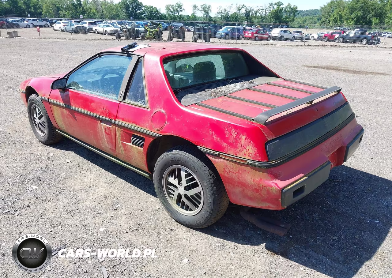 1984 Pontiac Fiero Se VIN:1G2AF37R9EP208289 - 3