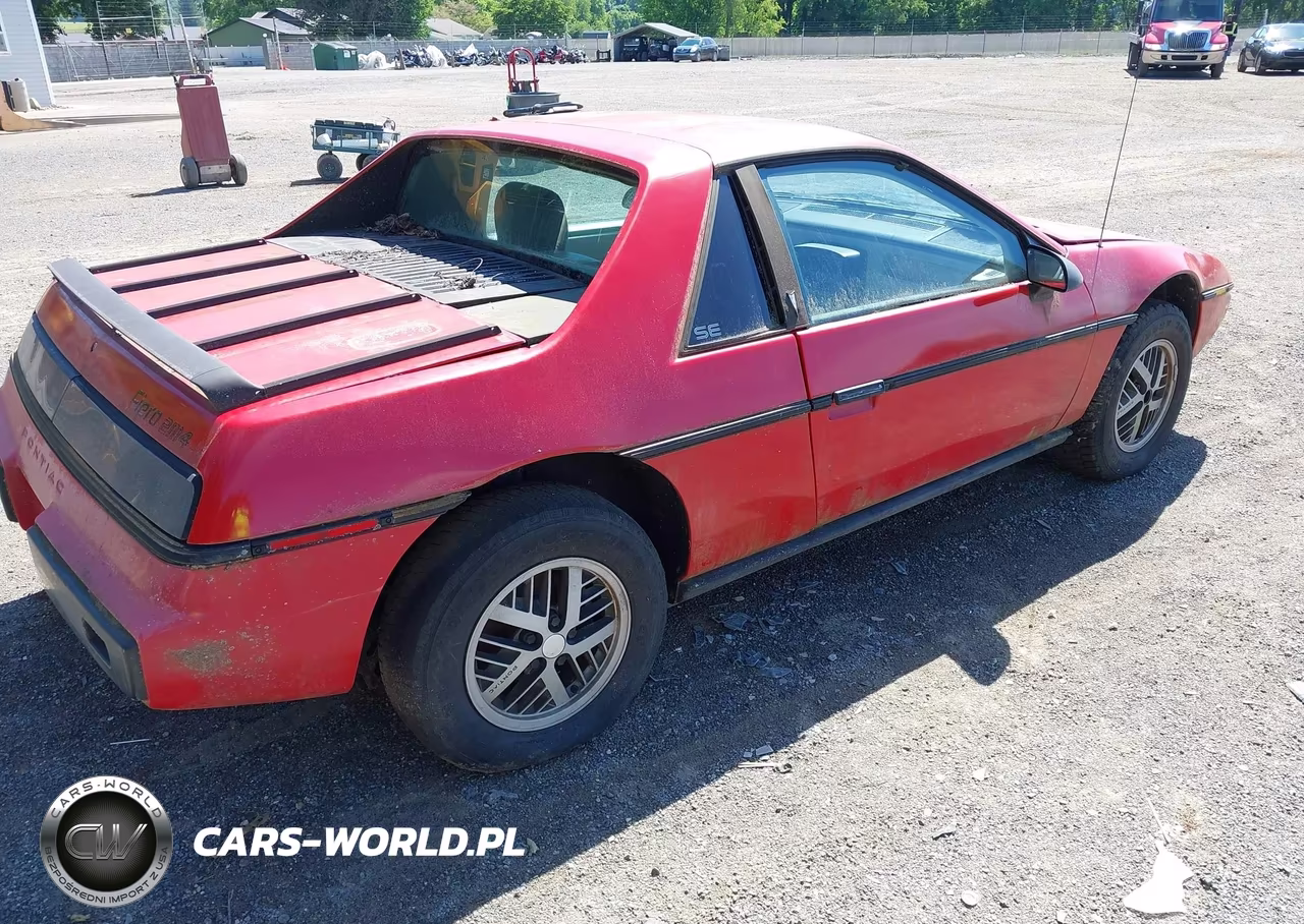 1984 Pontiac Fiero Se VIN:1G2AF37R9EP208289 - 4