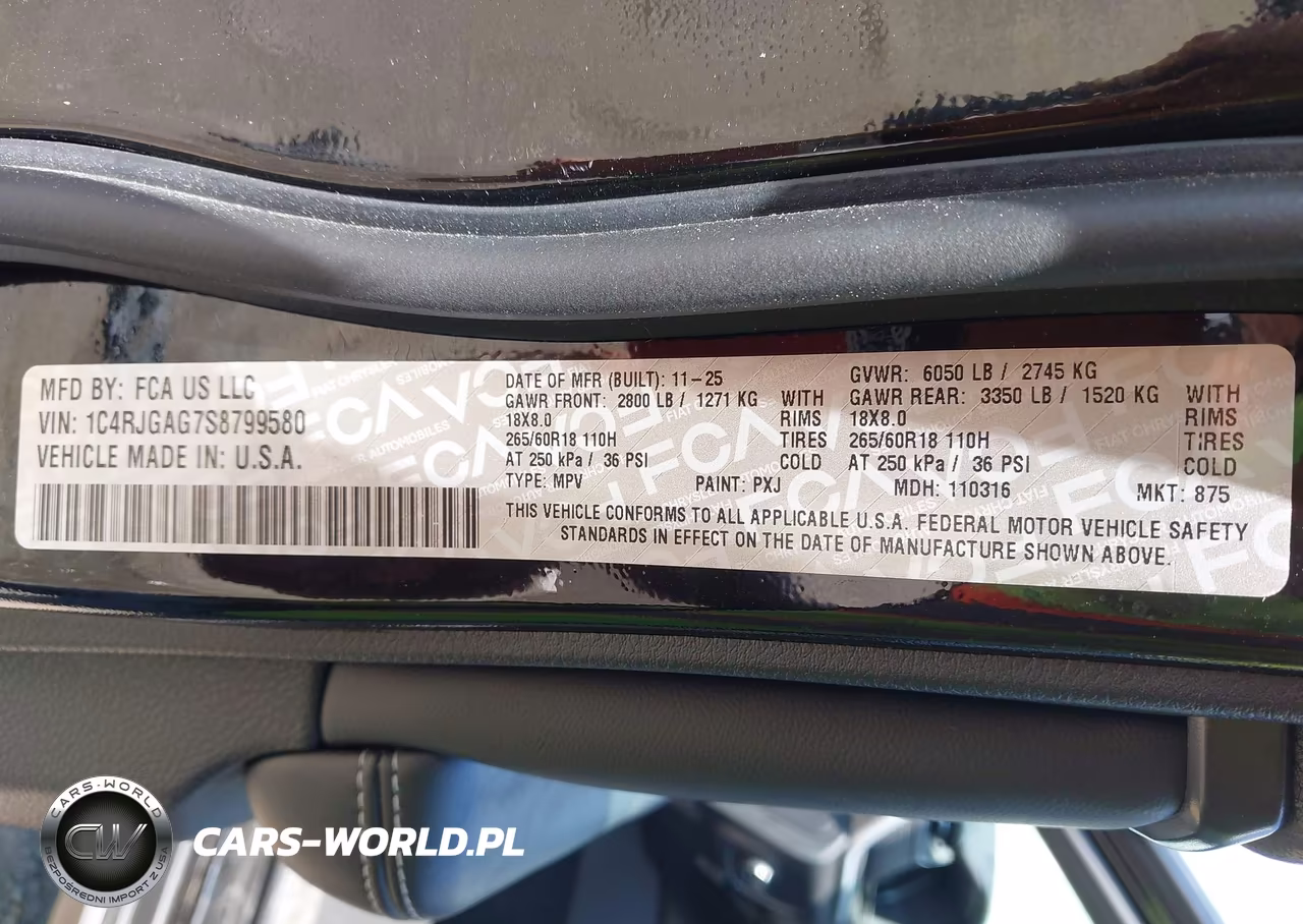 2025 Jeep Grand Cherokee Laredo X 4X2 VIN:1C4RJGAG7S8799580 - 9