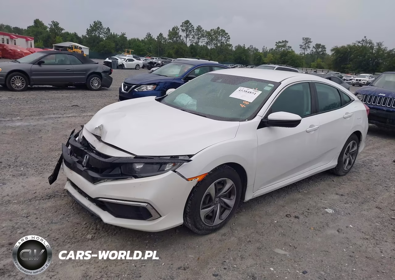 2020 Honda Civic Lx VIN:19XFC2F61LE009780 - 2