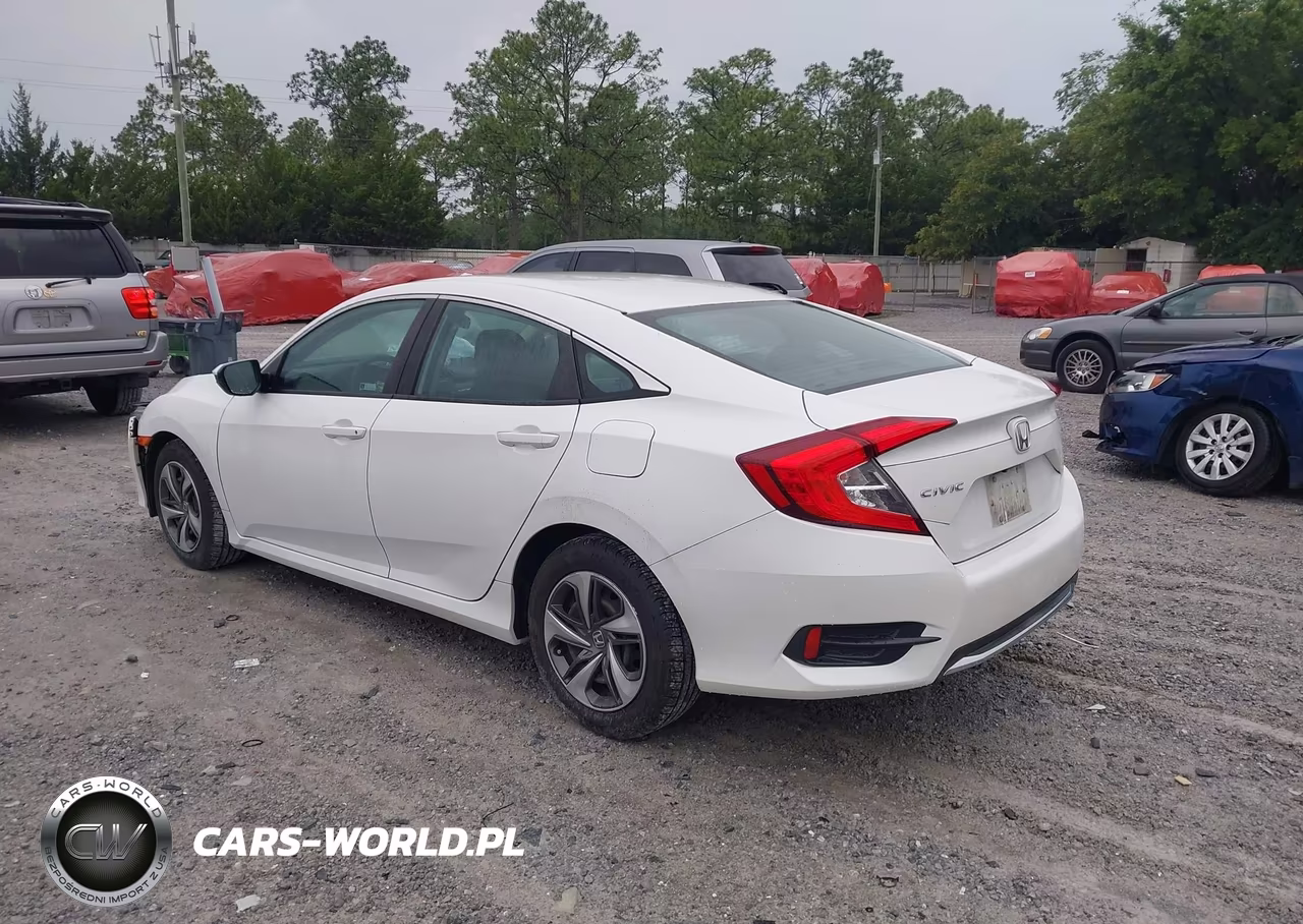 2020 Honda Civic Lx VIN:19XFC2F61LE009780 - 3