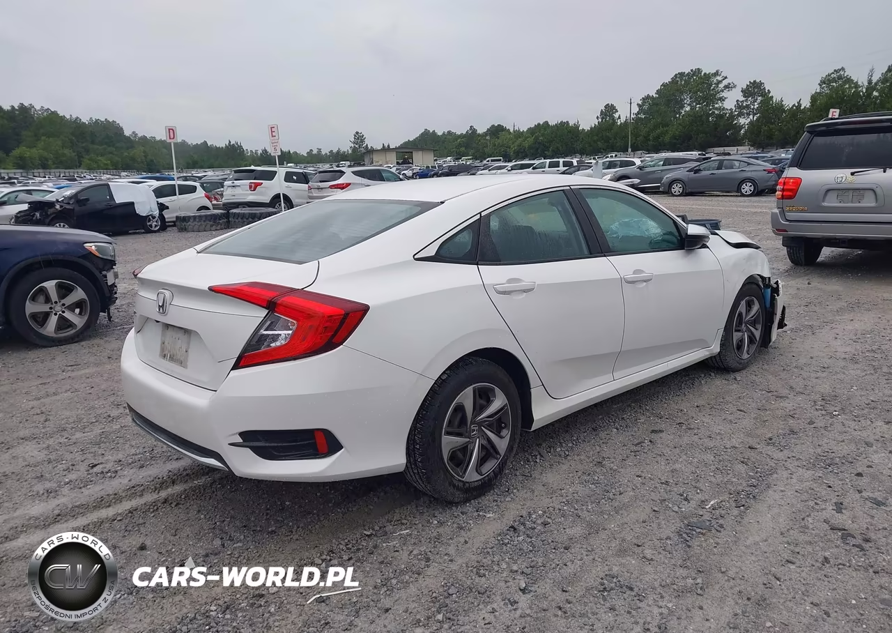 2020 Honda Civic Lx VIN:19XFC2F61LE009780 - 4