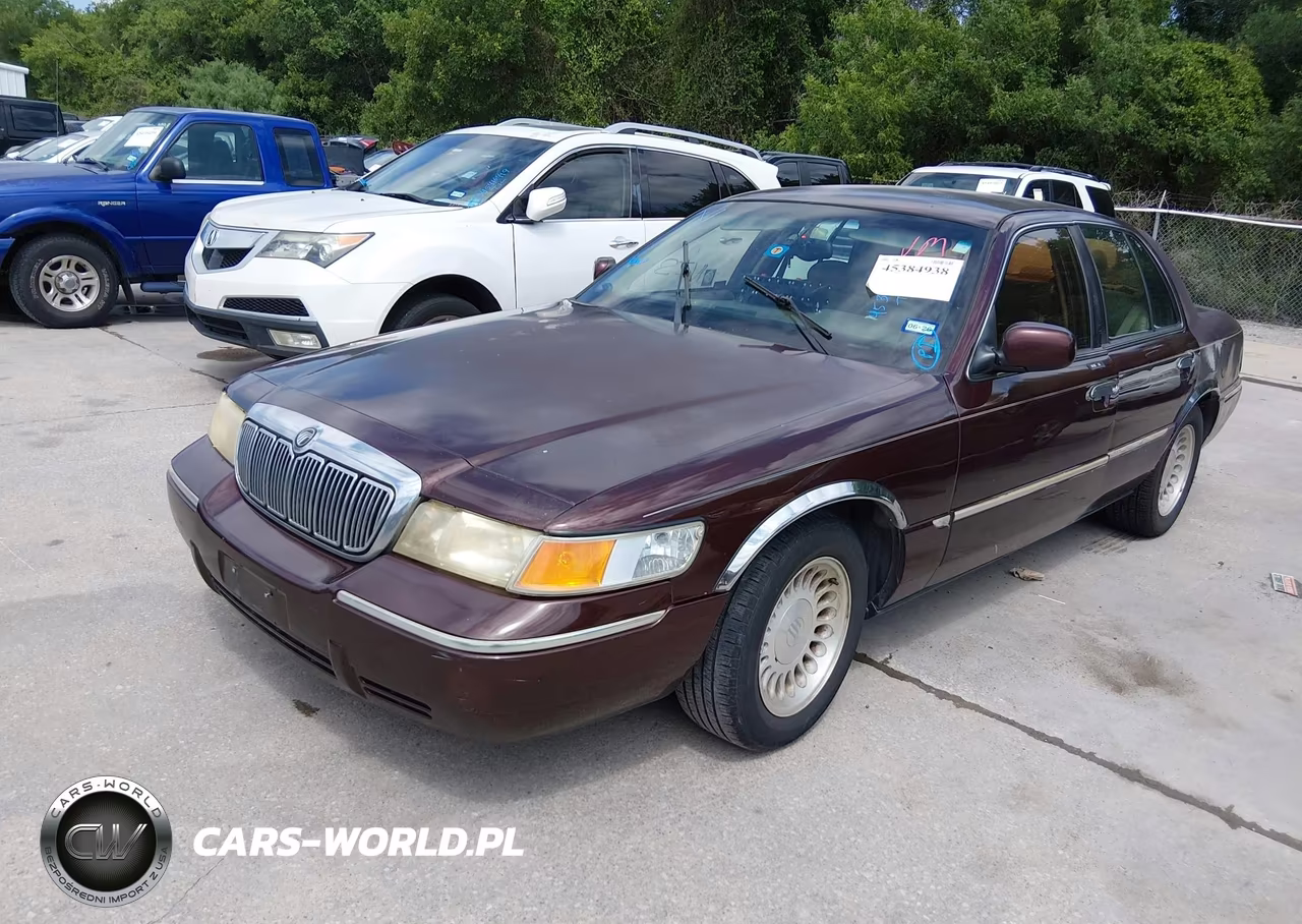 2001 Mercury Grand Marquis Ls VIN:2MEFM75W31X658174 - 2
