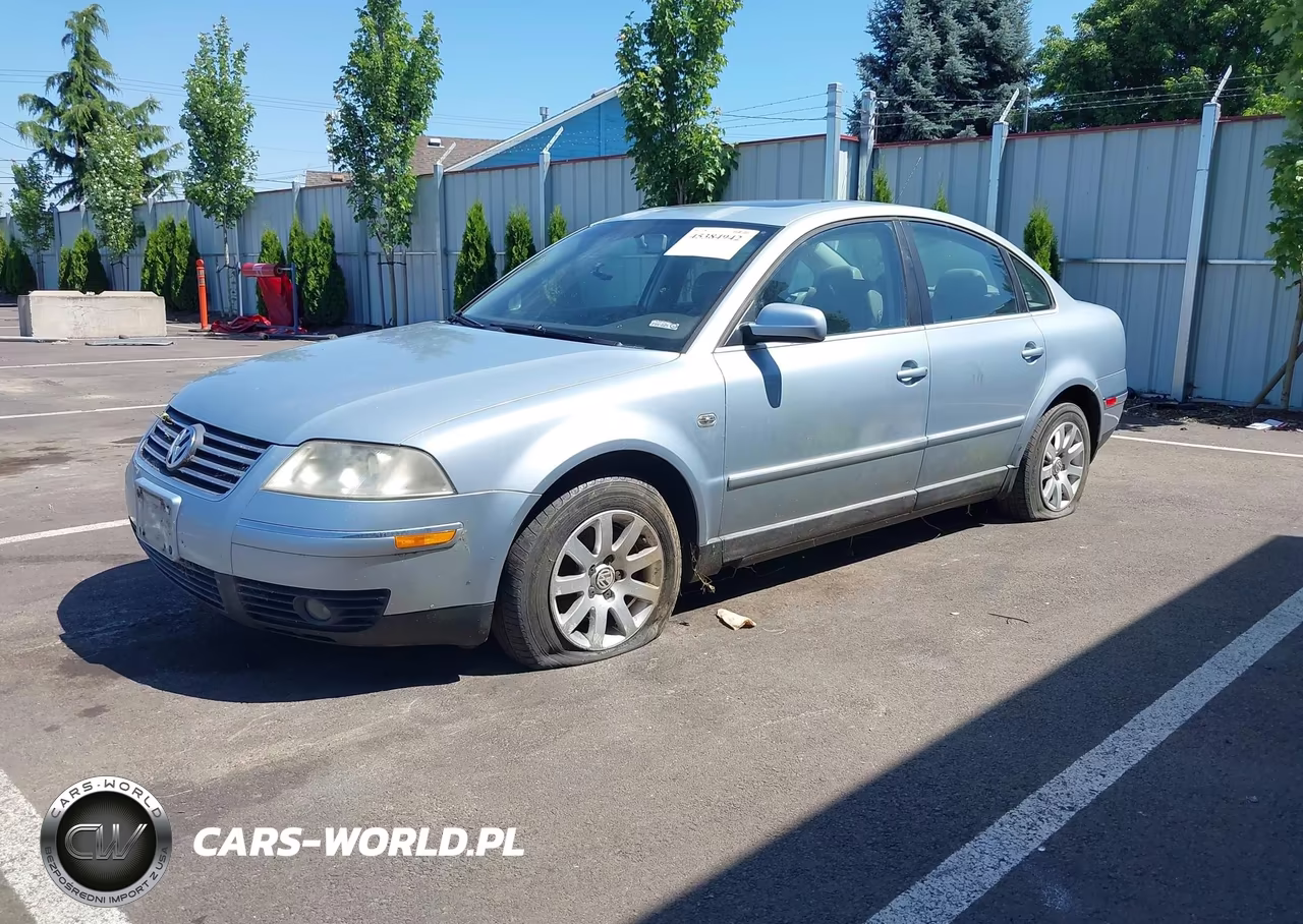 2003 Volkswagen Passat Gls VIN:WVWPD63B23P250354 - 2