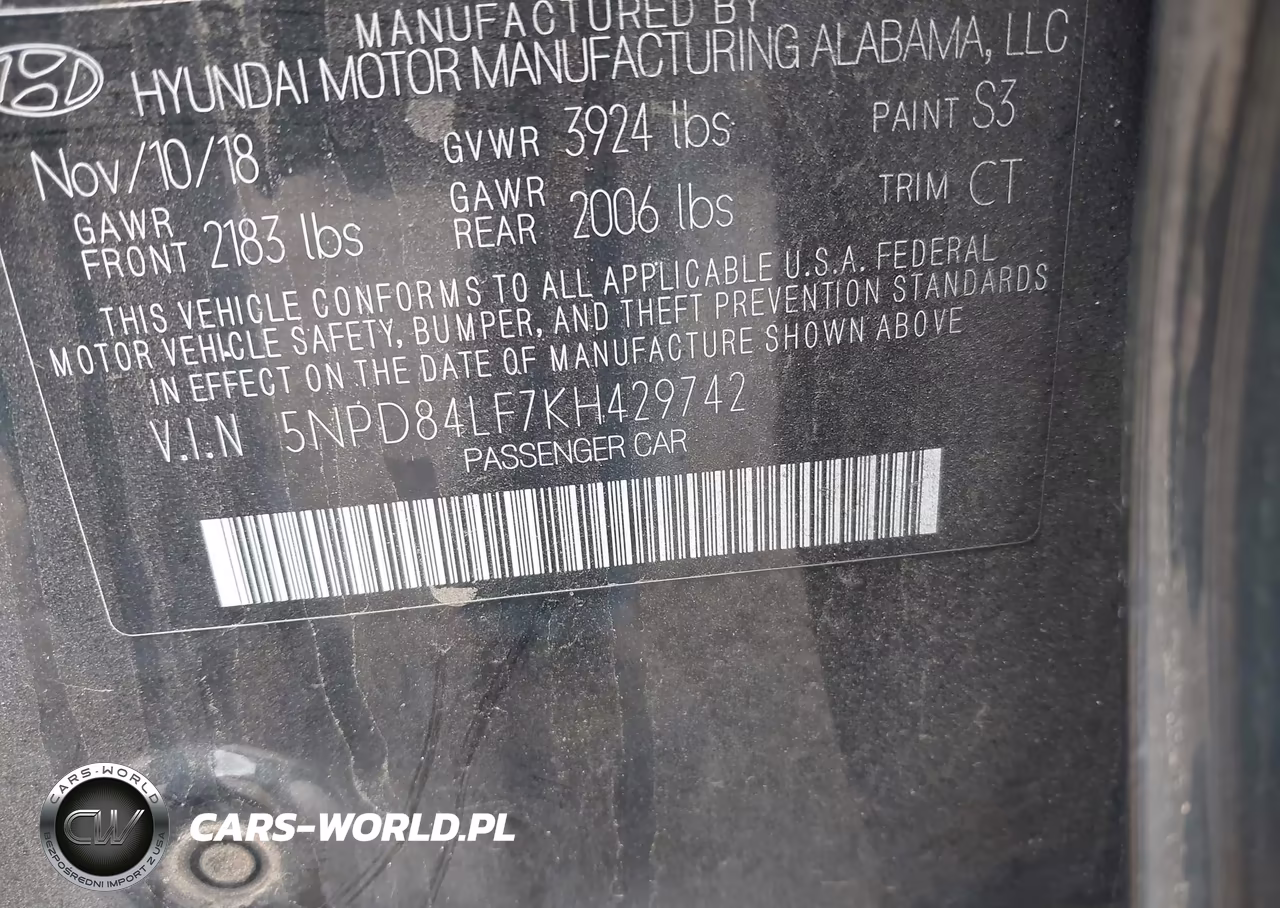 2019 Hyundai Elantra Value Edition VIN:5NPD84LF7KH429742 - 9