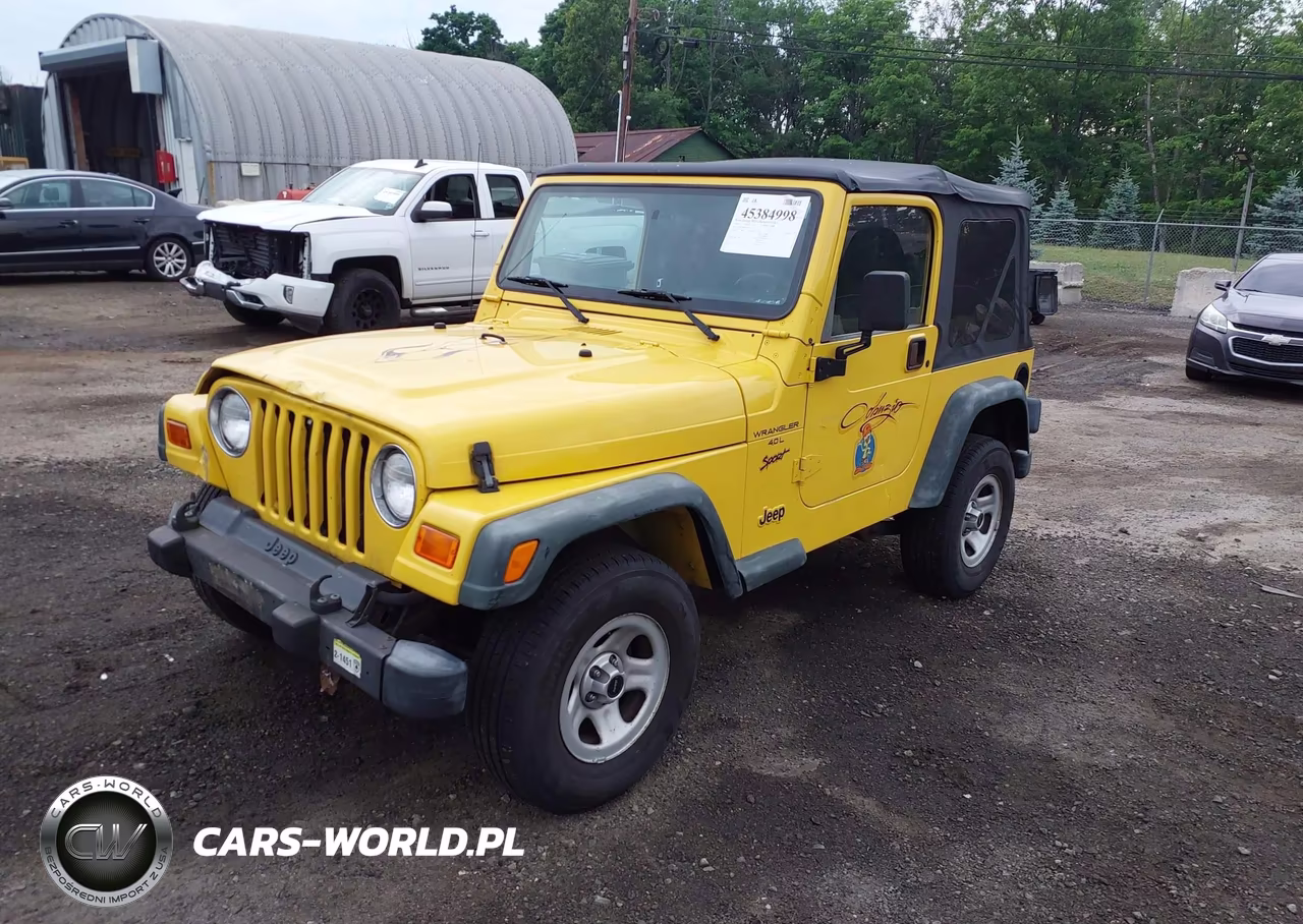 2000 Jeep Wrangler Sport VIN:1J4FA49S8YP788476 - 2