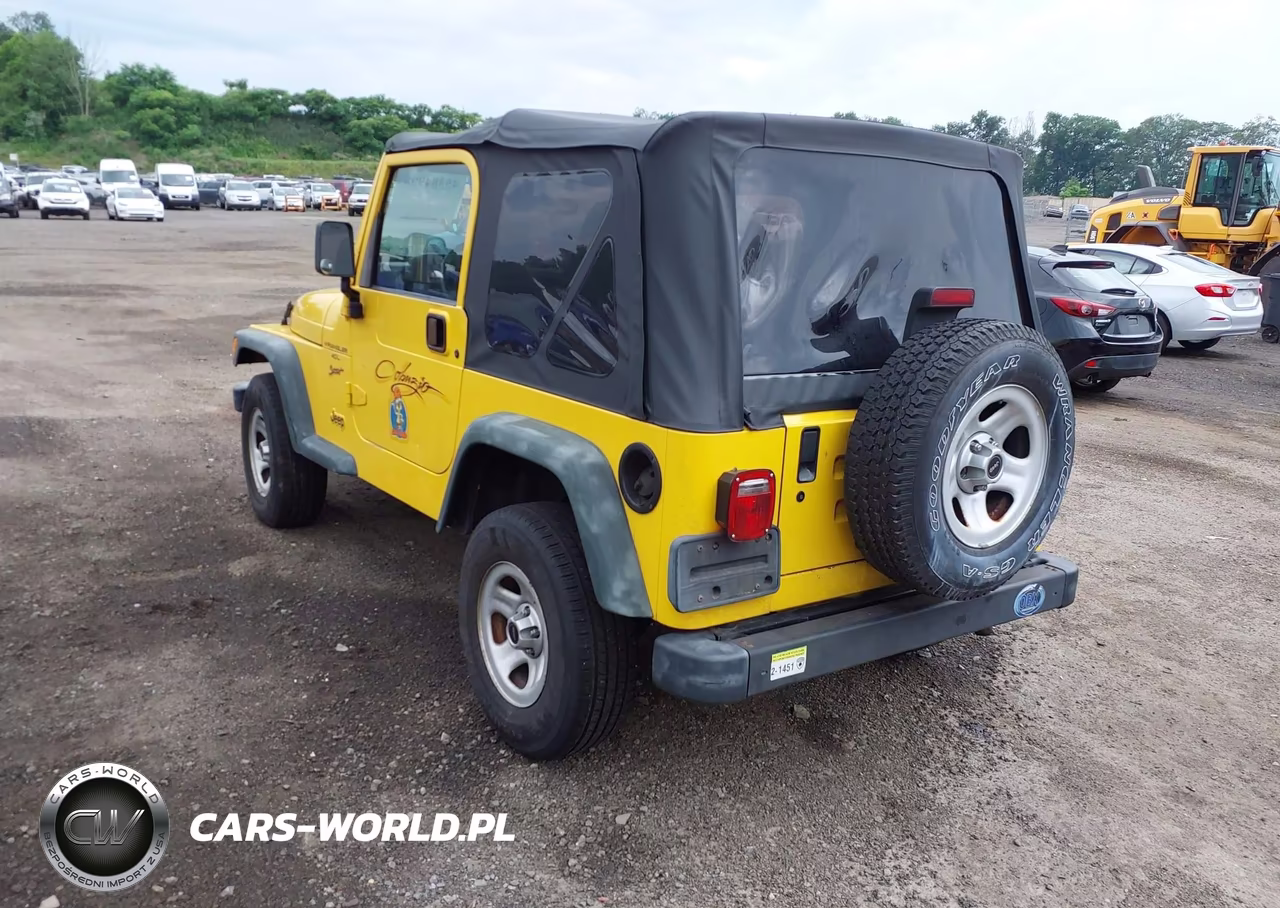 2000 Jeep Wrangler Sport VIN:1J4FA49S8YP788476 - 3