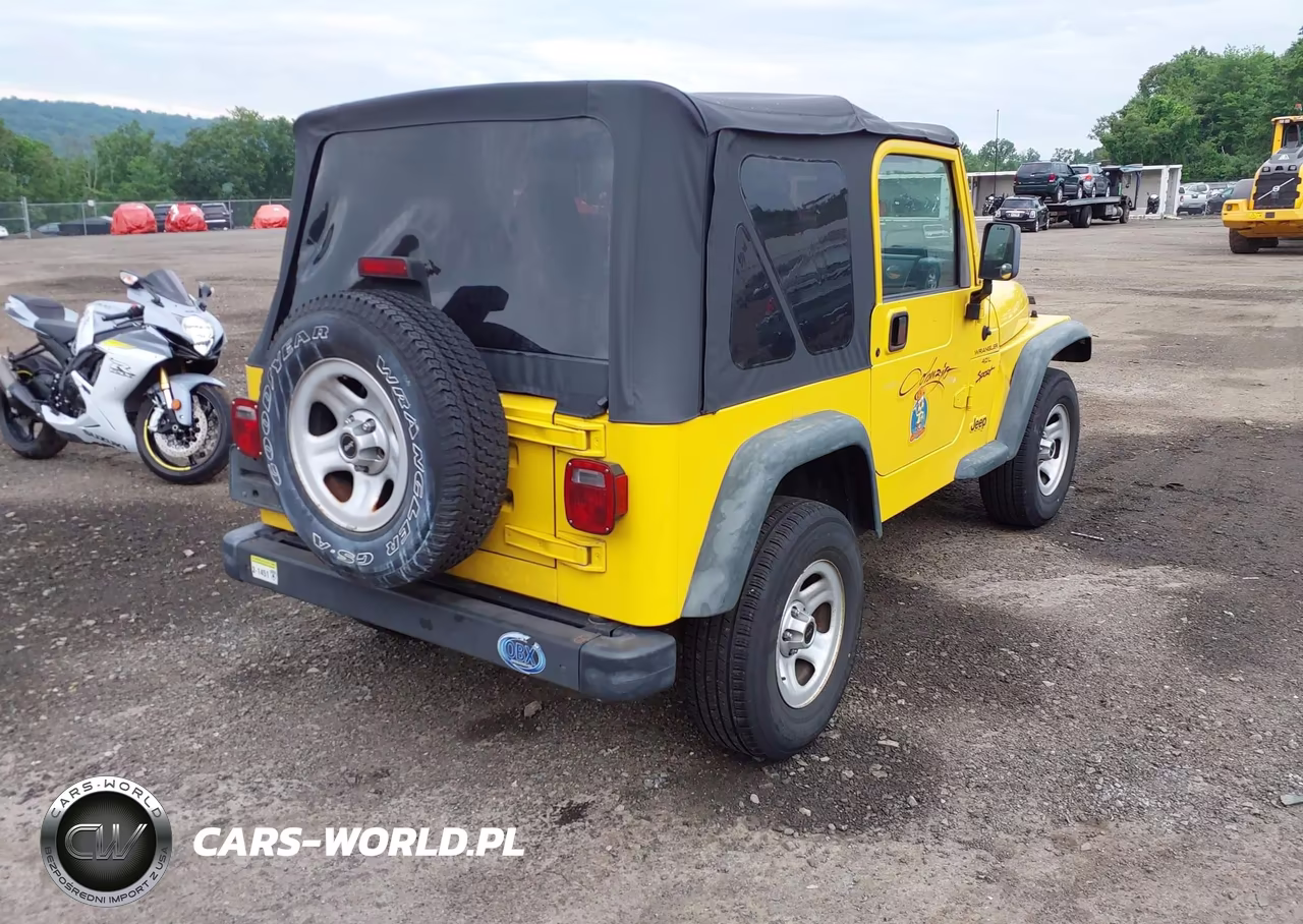 2000 Jeep Wrangler Sport VIN:1J4FA49S8YP788476 - 4