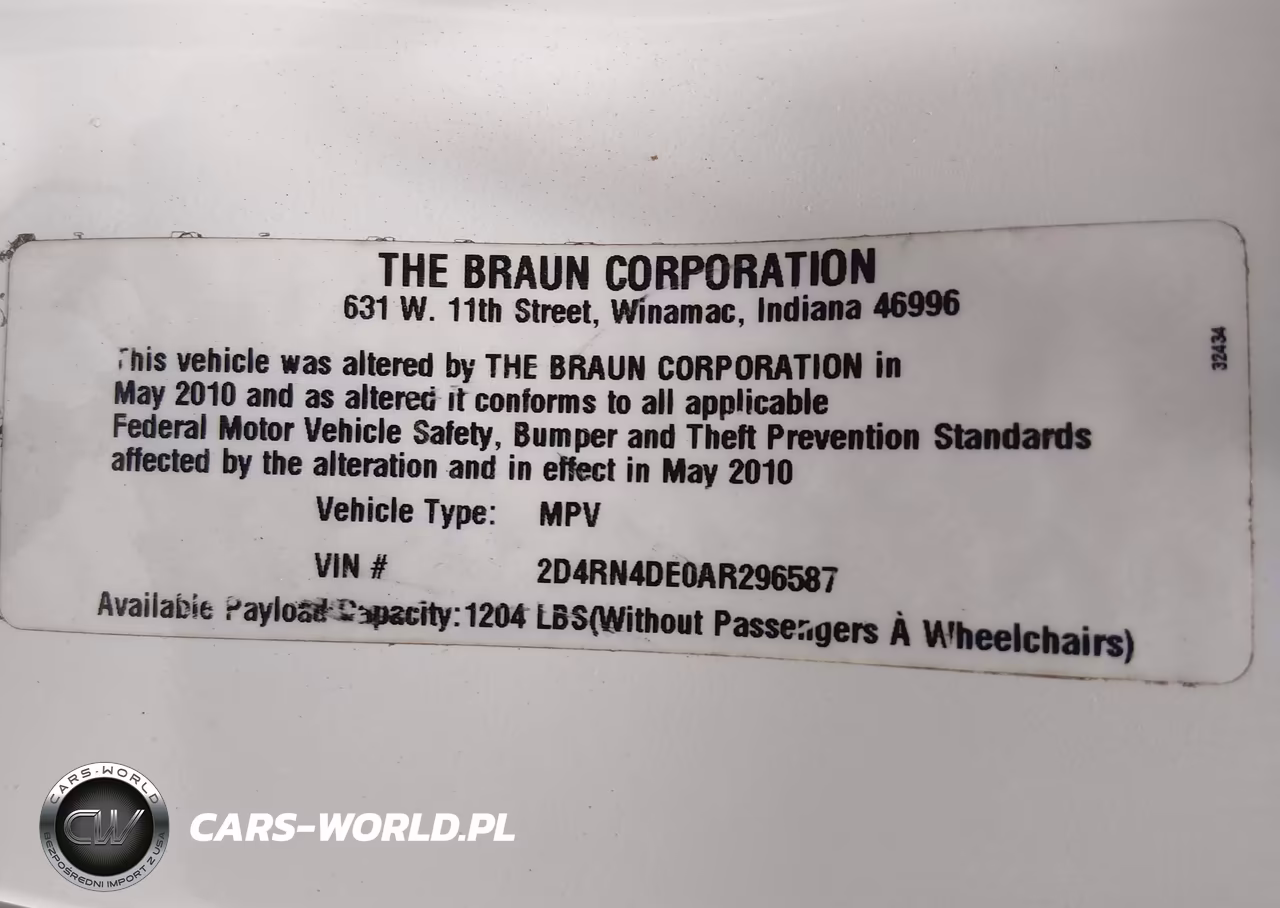 2010 Dodge Grand Caravan Se VIN:2D4RN4DE0AR296587 - 9