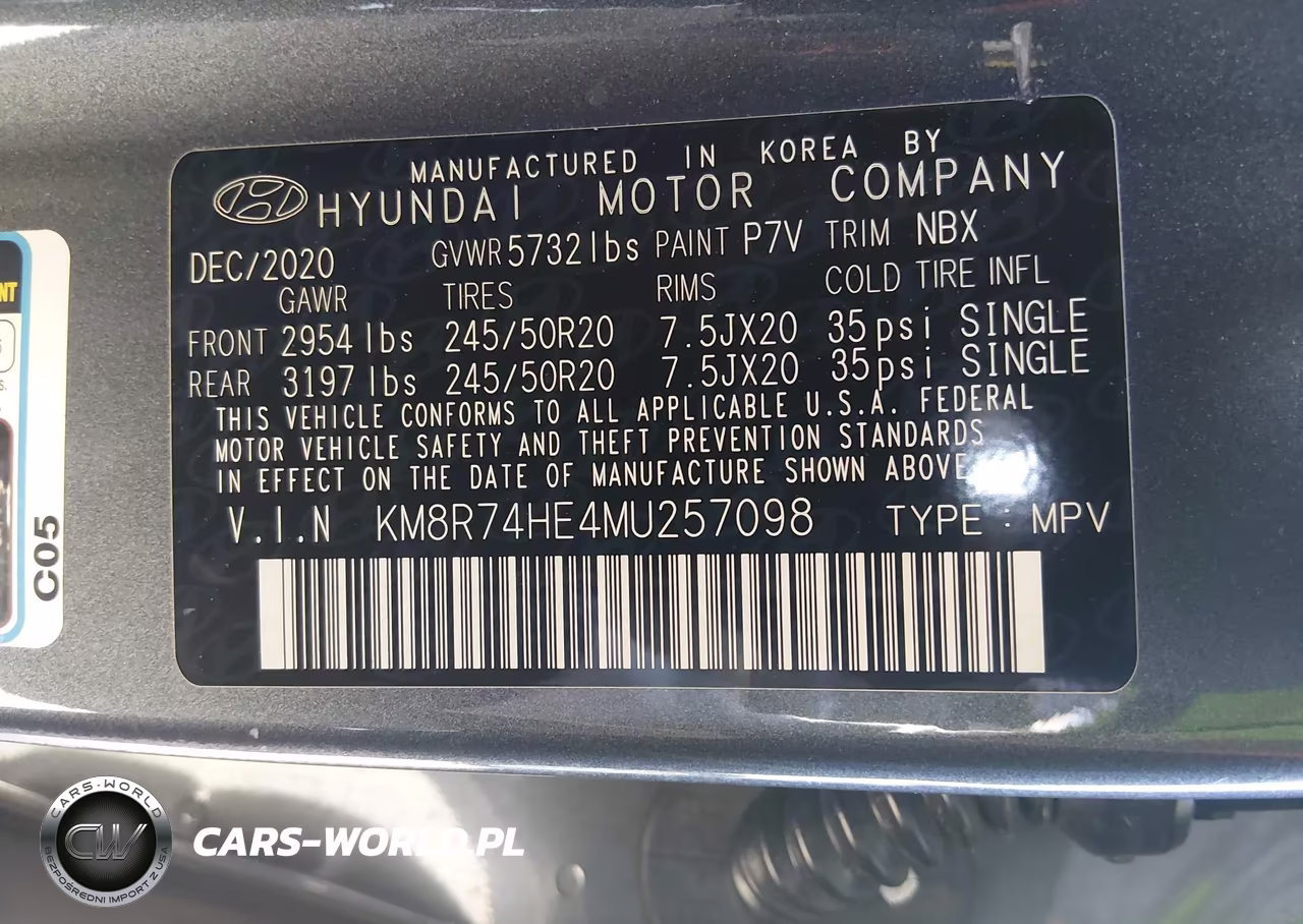 2021 Hyundai Palisade Calligraphy VIN:KM8R74HE4MU257098 - 9