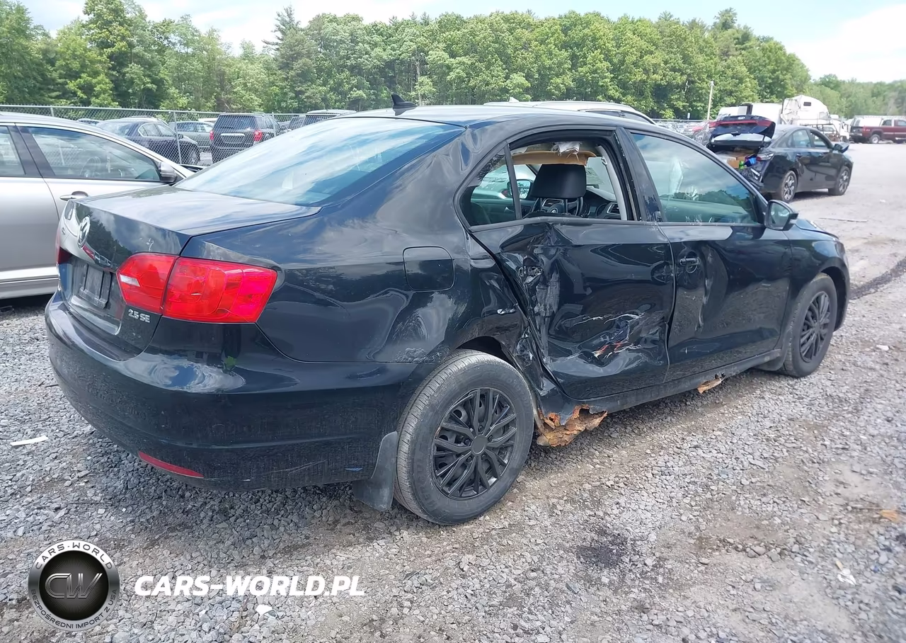 2012 Volkswagen Jetta 2.5L Se VIN:3VWDP7AJ4CM349089 - 4