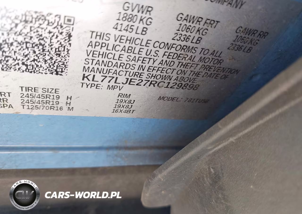 2024 Chevrolet Trax Fwd 2Rs VIN:KL77LJE27RC129898 - 9