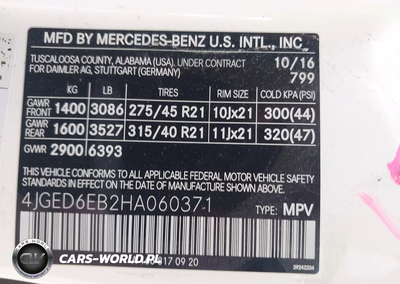 2017 Mercedes-Benz Amg Gle 43 Coupe 4Matic VIN:4JGED6EB2HA060371 - 9