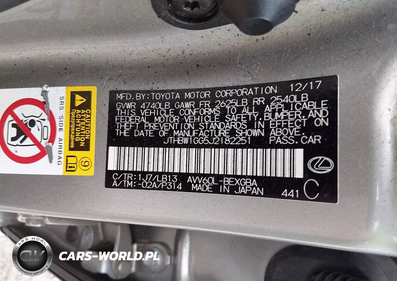 2018 Lexus Es 300H VIN:JTHBW1GG5J2182251 - 9