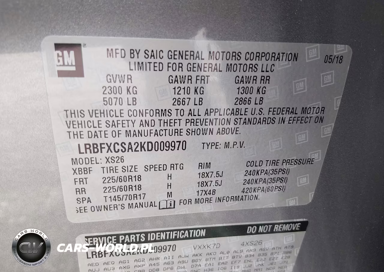2019 Buick Envision Fwd Essence VIN:LRBFXCSA2KD009970 - 9