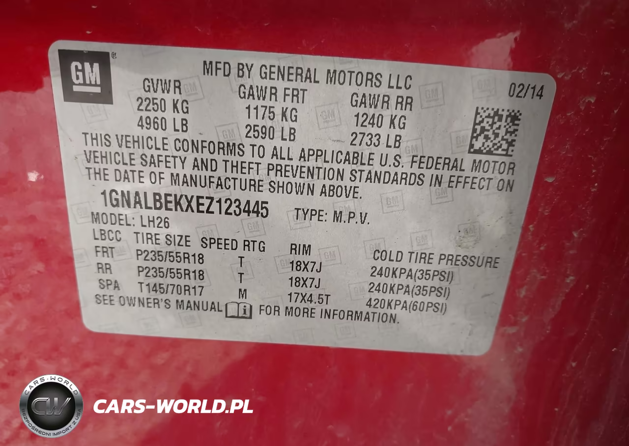2014 Chevrolet Equinox Lt VIN:1GNALBEKXEZ123445 - 9