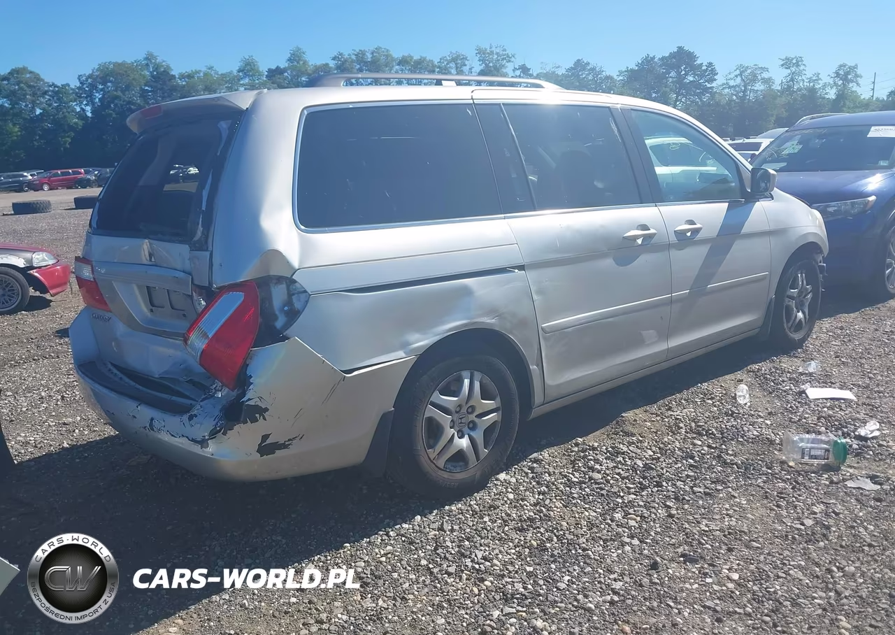 2007 Honda Odyssey Ex-L VIN:5FNRL38747B066306 - 4