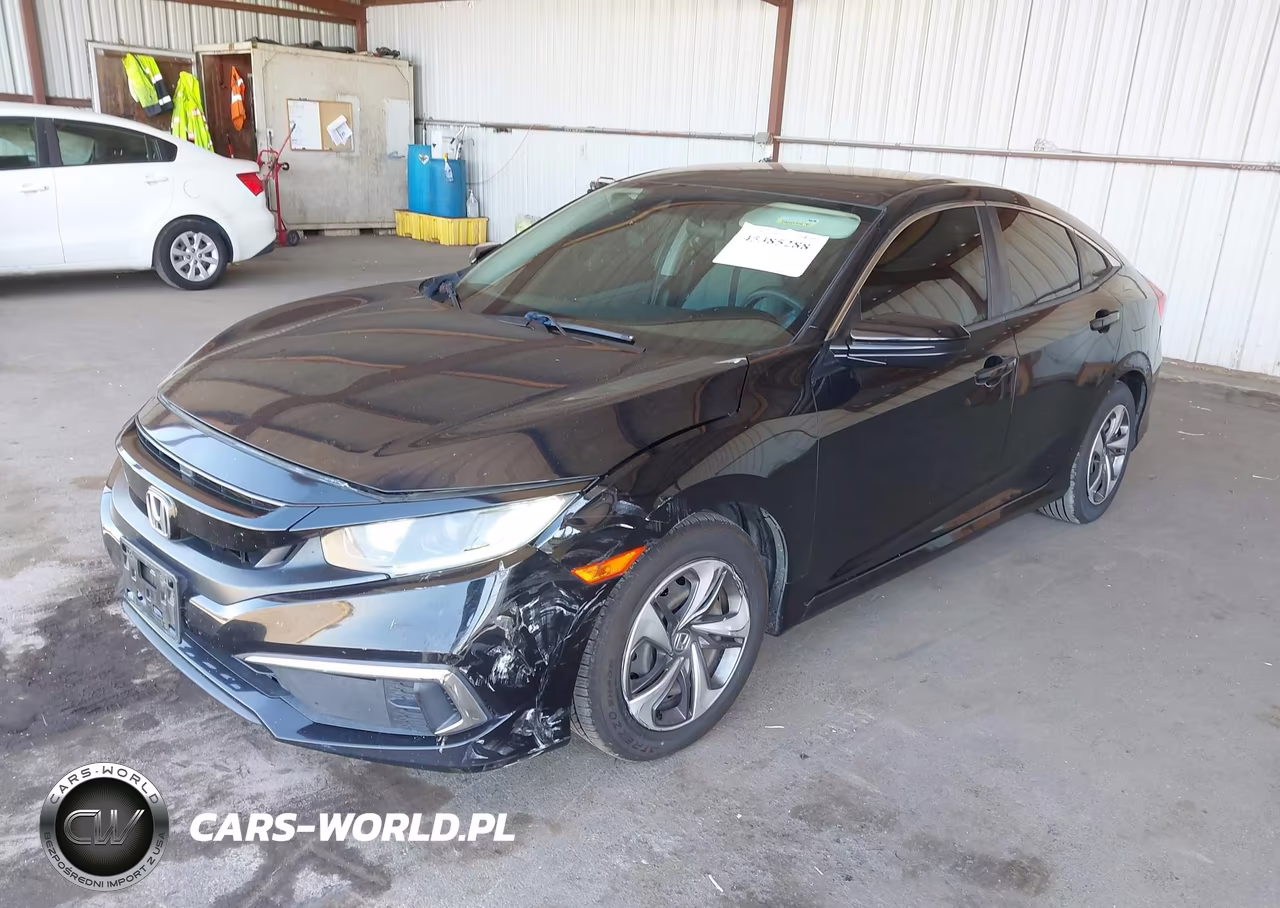 2019 Honda Civic Lx VIN:19XFC2F61KE206933 - 2