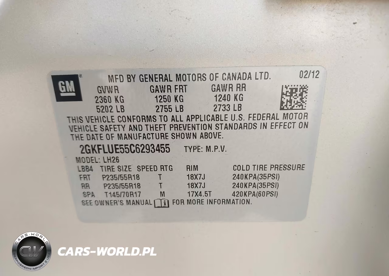 2012 GMC Terrain Slt-1 VIN:2GKFLUE55C6293455 - 9