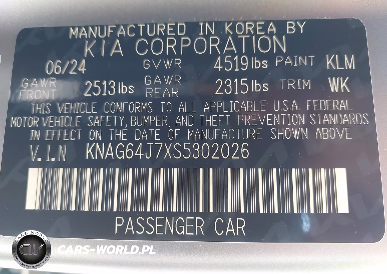 2025 Kia K5 Gt-Line VIN:KNAG64J7XS5302026 - 9