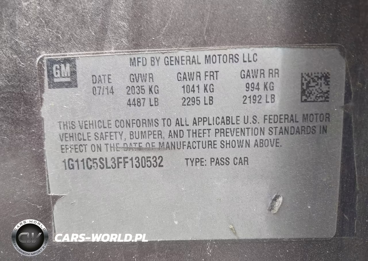 2015 Chevrolet Malibu 1Lt VIN:1G11C5SL3FF130532 - 9