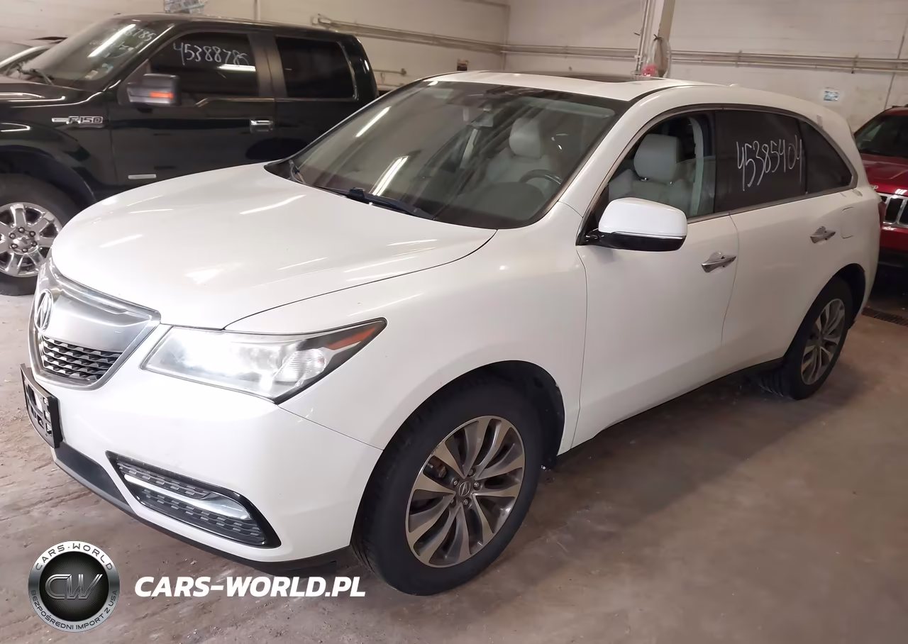 2014 Acura Mdx Technology Package VIN:5FRYD4H46EB016166 - 2