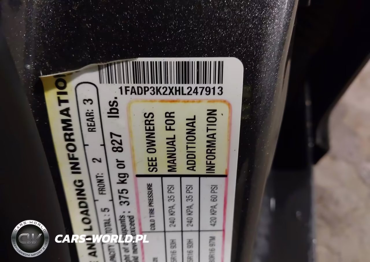 2017 Ford Focus Se VIN:1FADP3K2XHL247913 - 9