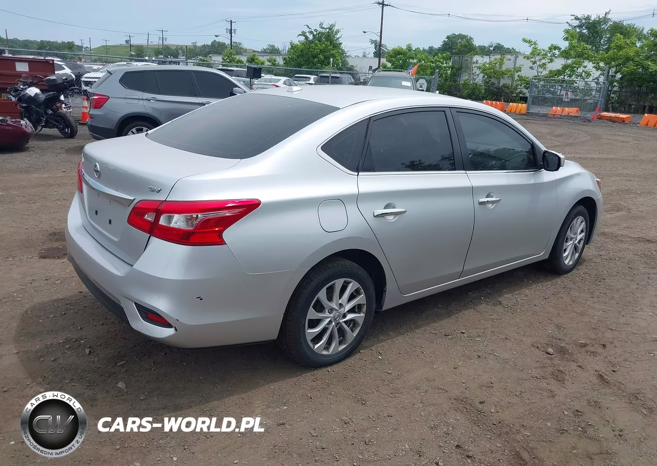 2019 Nissan Sentra Sv VIN:3N1AB7AP7KY313447 - 4